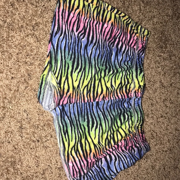 Rainbow zebra shorts - Picture 1 of 1